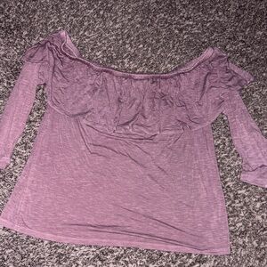 American eagle off the shoulder top